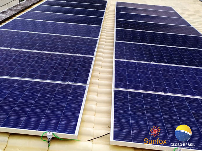 Sunfox é destaque em instalação de painel solar Globo Brasil em SC